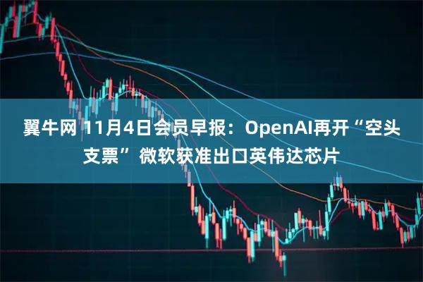 翼牛网 11月4日会员早报：OpenAI再开“空头支票” 微软获准出口英伟达芯片